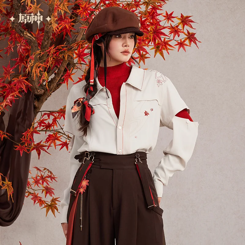 Каэдехара казуха вязаный комплект официальный настоящий Genshin Impact Kazuha тема