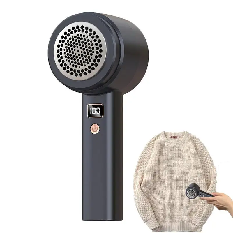 

Fabric Shaver Electric Sweater Pill Remover Clothes Shaver With LED Display Electric Lint Razor For Removing Clothes Fuzz Lint