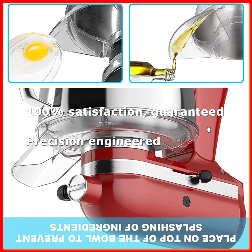 Фото Защитный экран от брызг для миксера W10616906, подходит для моделей K45SS, KSM75, KSM150PS-ROWI (4.5-5Qt) №1