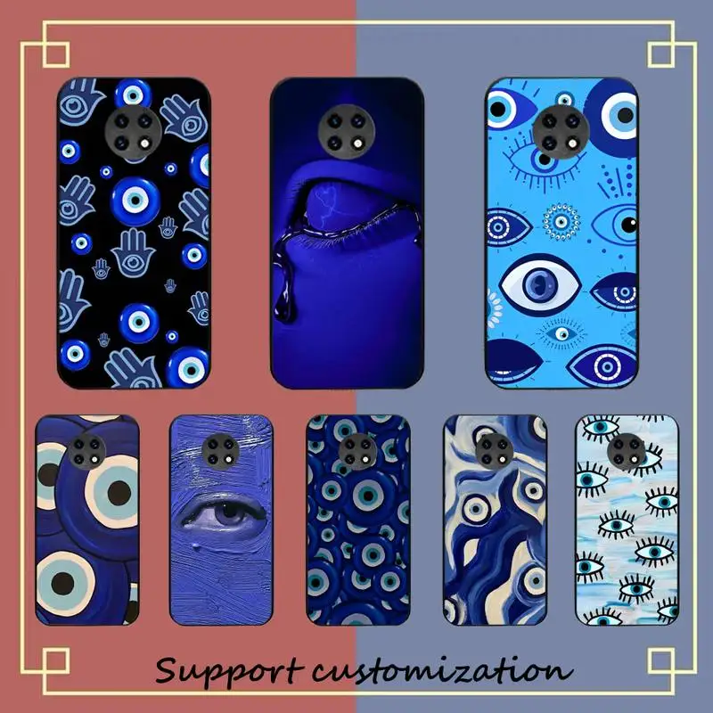 

Lucky Eye Blue Evil Eye Phone Case for Redmi Note 8 7 9 4 6 pro max T X 5A 3 10 lite pro