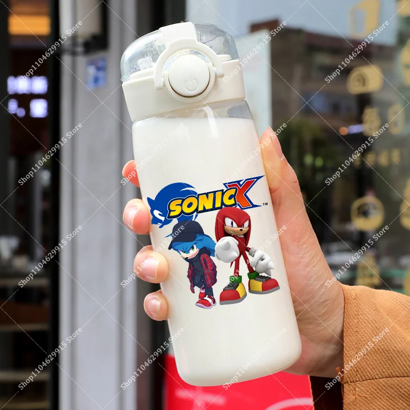 Бутылка для воды Sonics 400 мл с мультяшными аниме-персонажами, большая емкость, спортивная, повседневная, герметичная, легкая, подарок (art.: 3920dcabcb93d) - 3920dcabcb93d