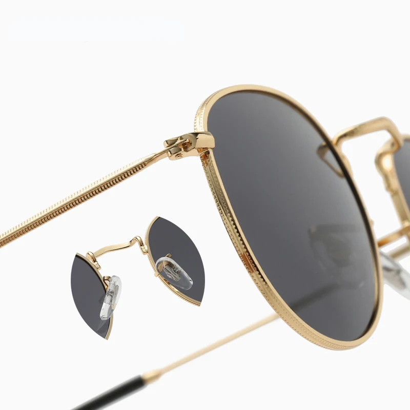 LeonLion 2022 Fashion Retro Sunglasses Men Round Vintage Glasses for Men/Women Luxury Sunglasses Men Small Lunette Soleil Homme