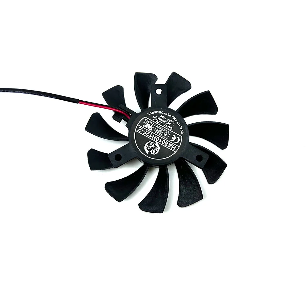 75 мм 2-контактный вентилятор HA8010H12F-Z GTX 1030 для MSI Geforce 750Ti 750 N740 GTX730 GTX740 R7 250 охлаждение