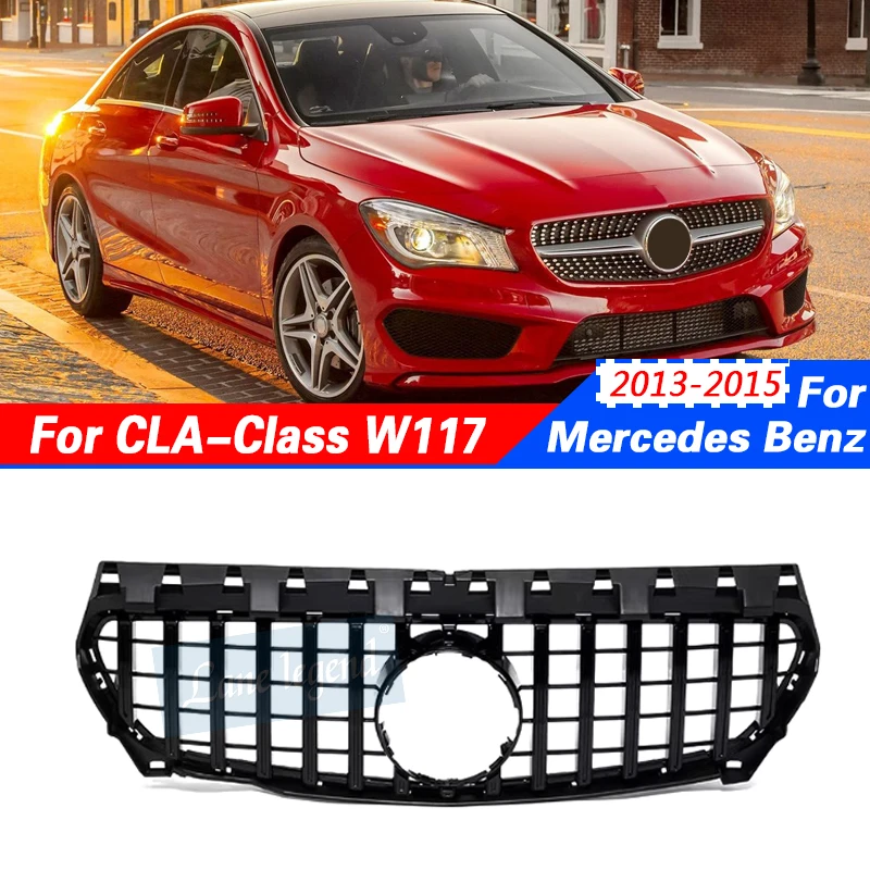 Решетчатая решетка для Mercedes Benz CLA W117 2013 2014 2015 GT Style Racing аксессуары инструменты