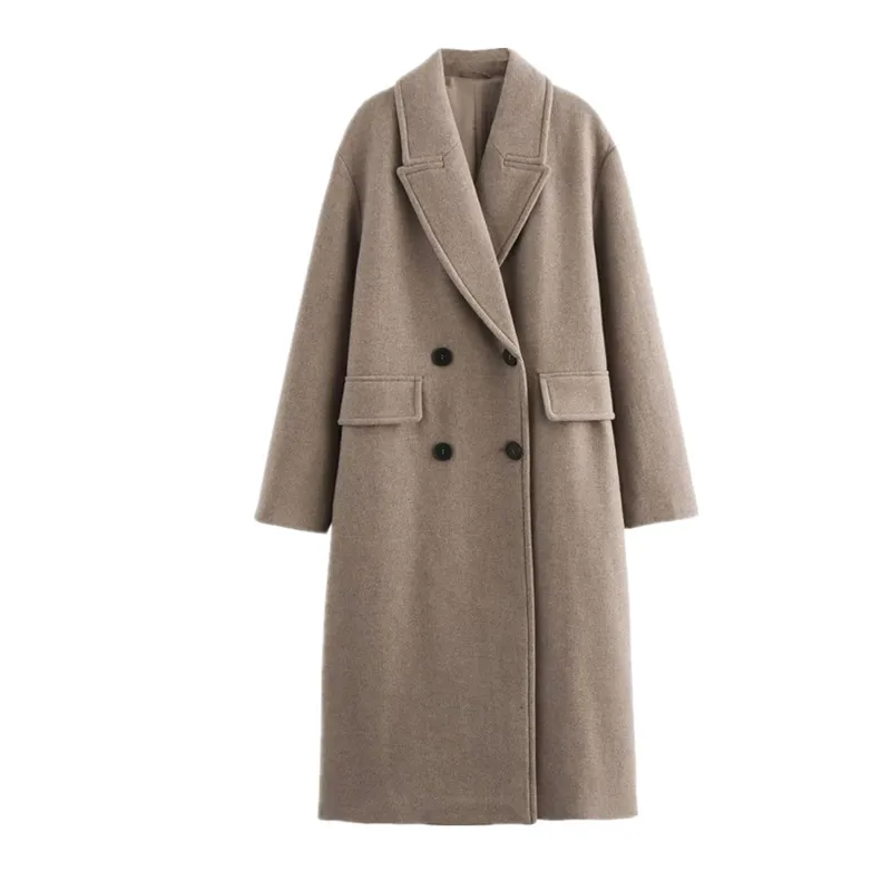 Осень-зима 2021 новая высококачественная ветровка женская мода двубортная куртка