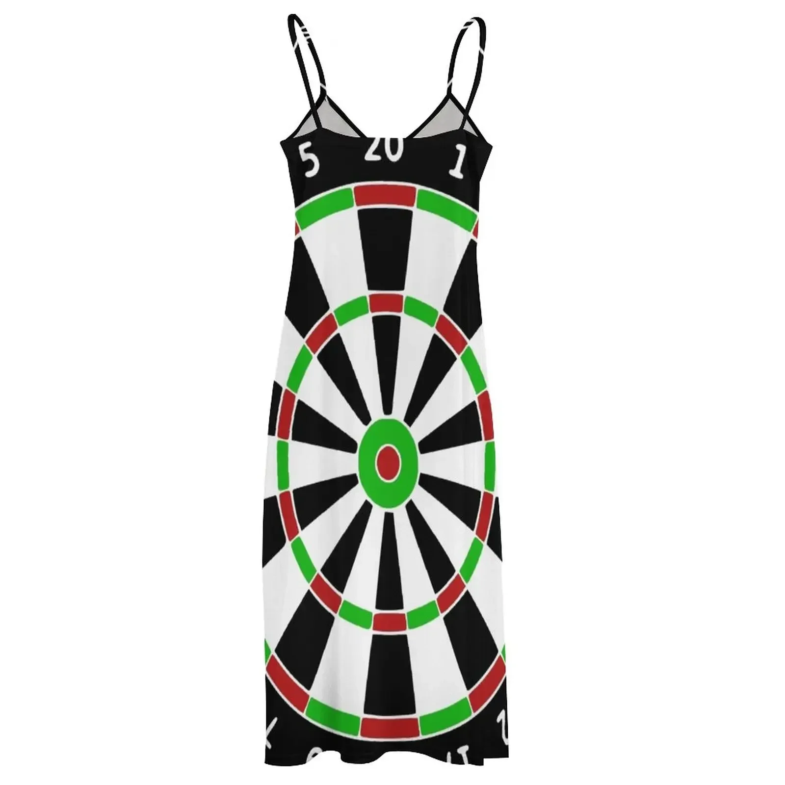 Летнее платье без рукавов с изображением Дартса и быка