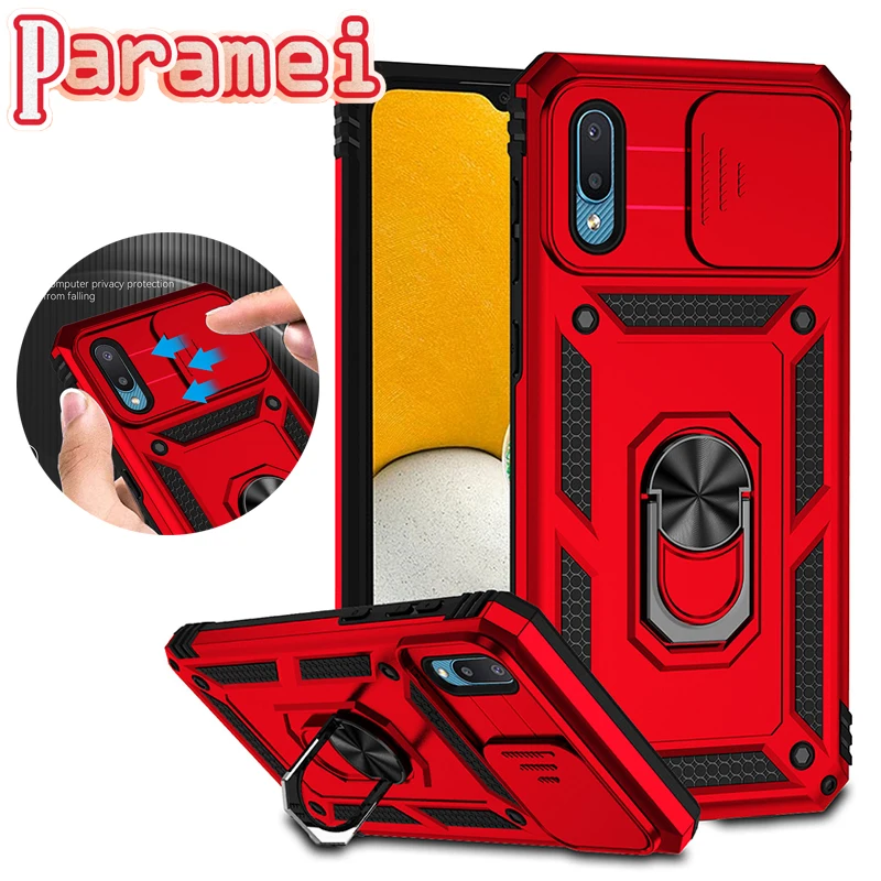 

Slide Camera Lens Case for Samsung Galaxy M02 M32 M42 5G J7Prime BOOST Strong Anti-Drop Military Grade Bumpers Armor Cover