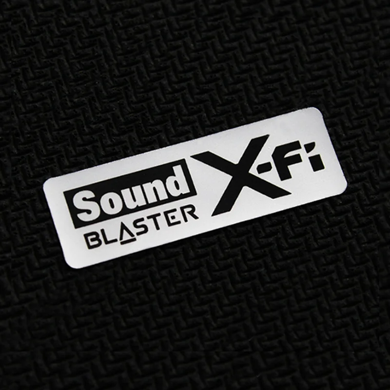 Оригинальный инновационный звуковой эффект Blaster X-FI audio декоративная этикетка