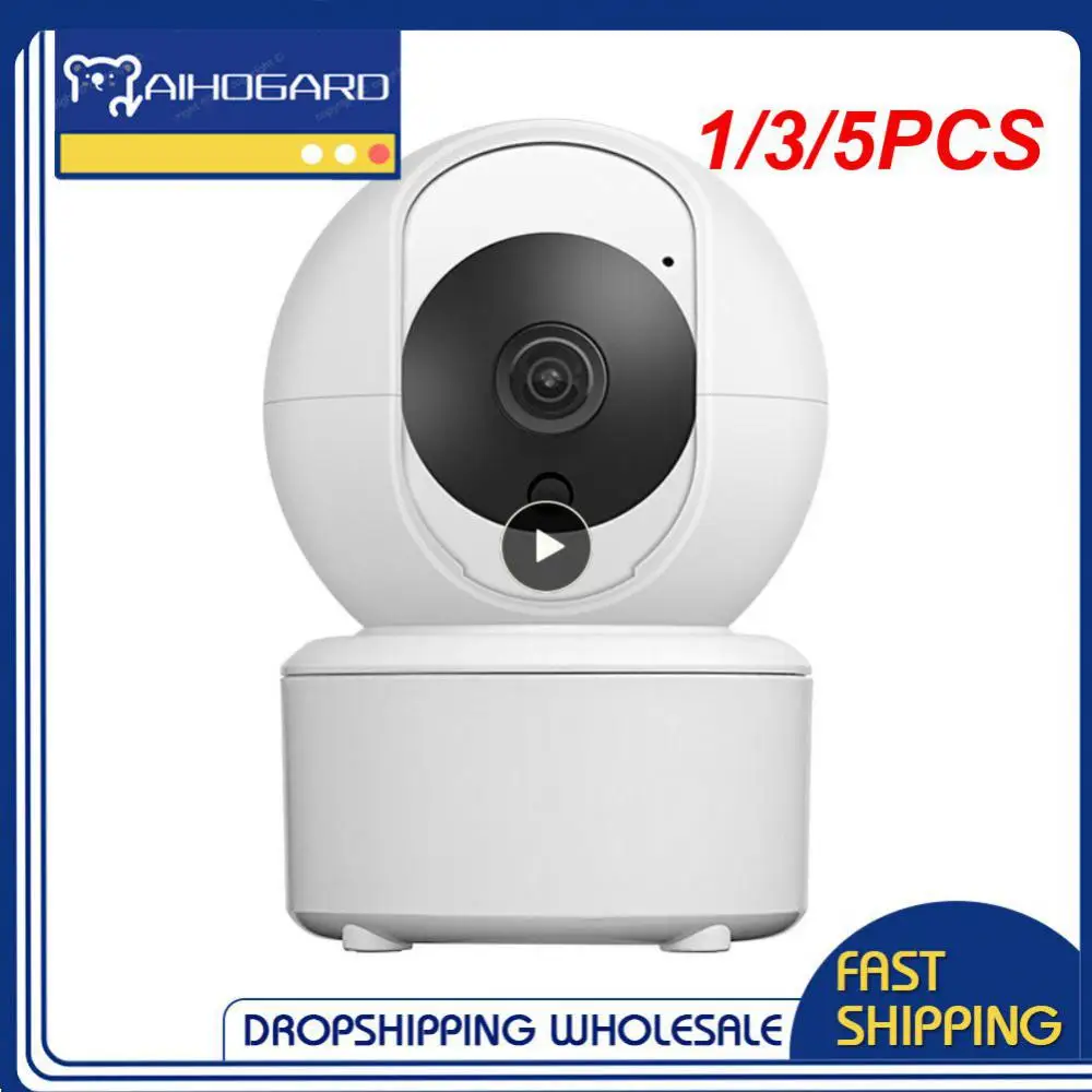 

1/3/5PCS IP WiFi Camera Surveillance Full Color Night Vision Indoor Video Camera Security Automatic Human Tracking Cam Baby