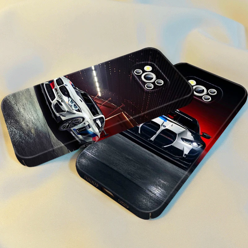 

Sports Car BMW Art Luxury Film Phone Case For Xiaomi Mi Poco X5 X4 X3 F5 F4 F3 F2 M5S M5 M4 M3 GT Pro 5G Feilin Hard Cover