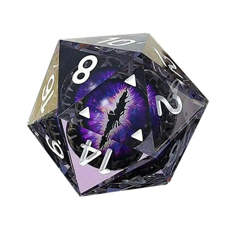 

Eyeball Dice Easy To Read 20-Die Dice Set Color Polyhedron Dice With Shiny Eyes For Role Playing Table Games For Interactive