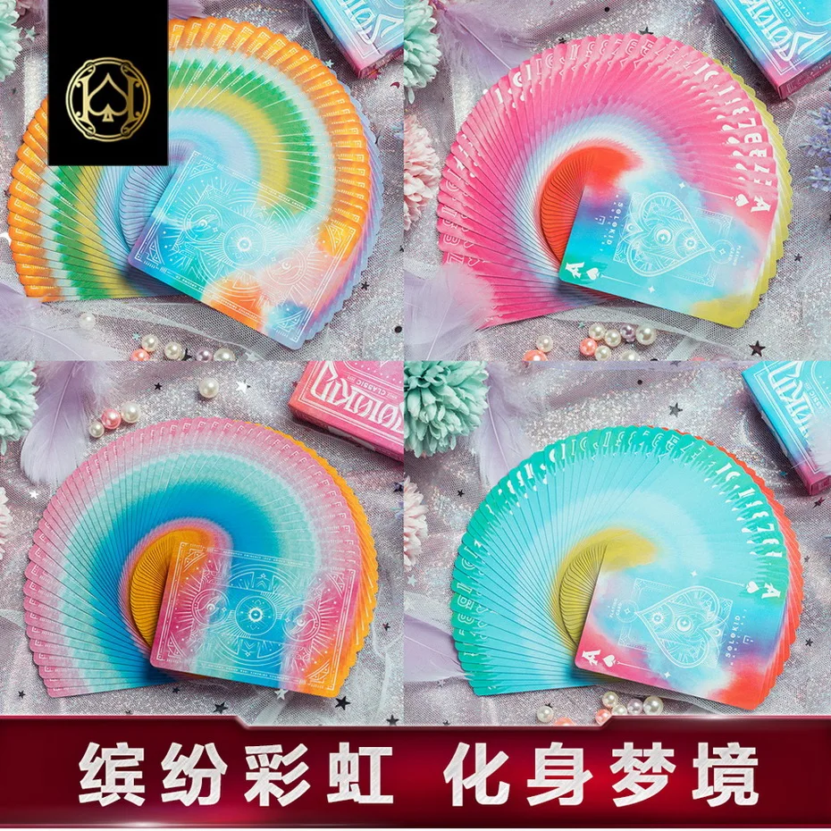 

Solokid Playing Cards Deck Poker Size Magic Card Games Magic Tricks Props