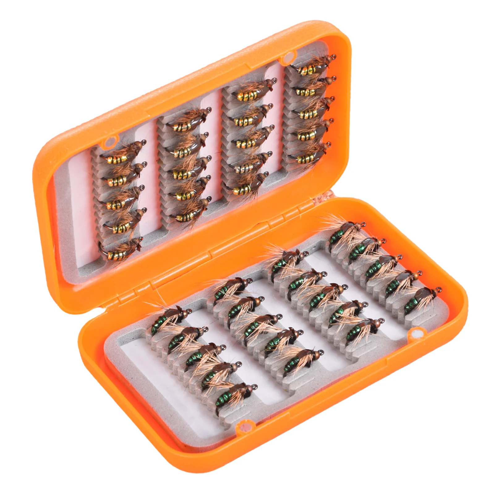 

40 шт., Искусственные мухи, приманки для ловли нахлыстом