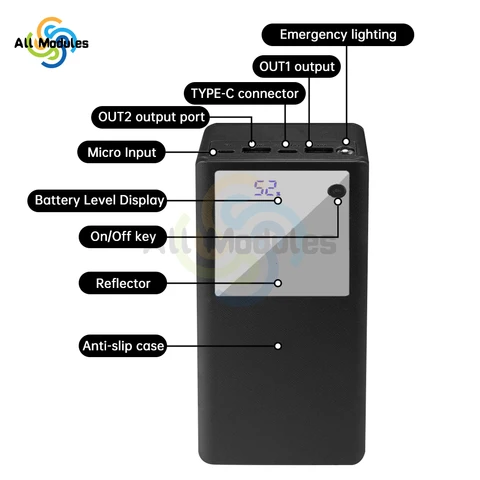 diymore набор для быстрой зарядки 6 ячеек 26650