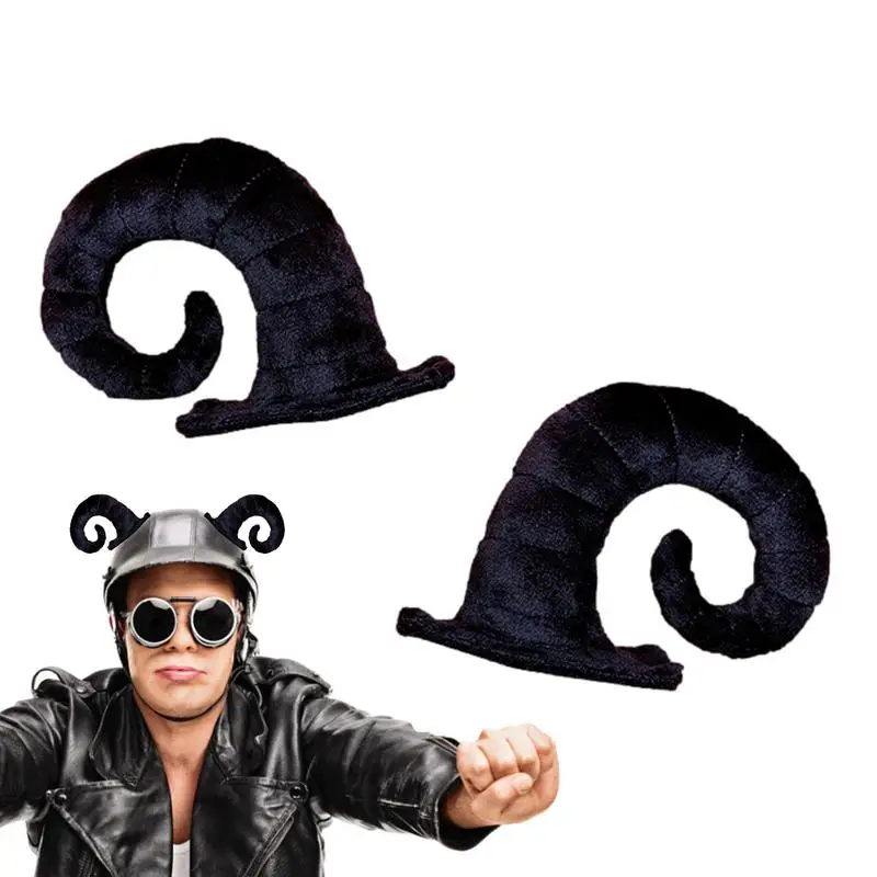 Рога для мотоциклетной шляпы каска бычий рог головной убор декор аксессуары