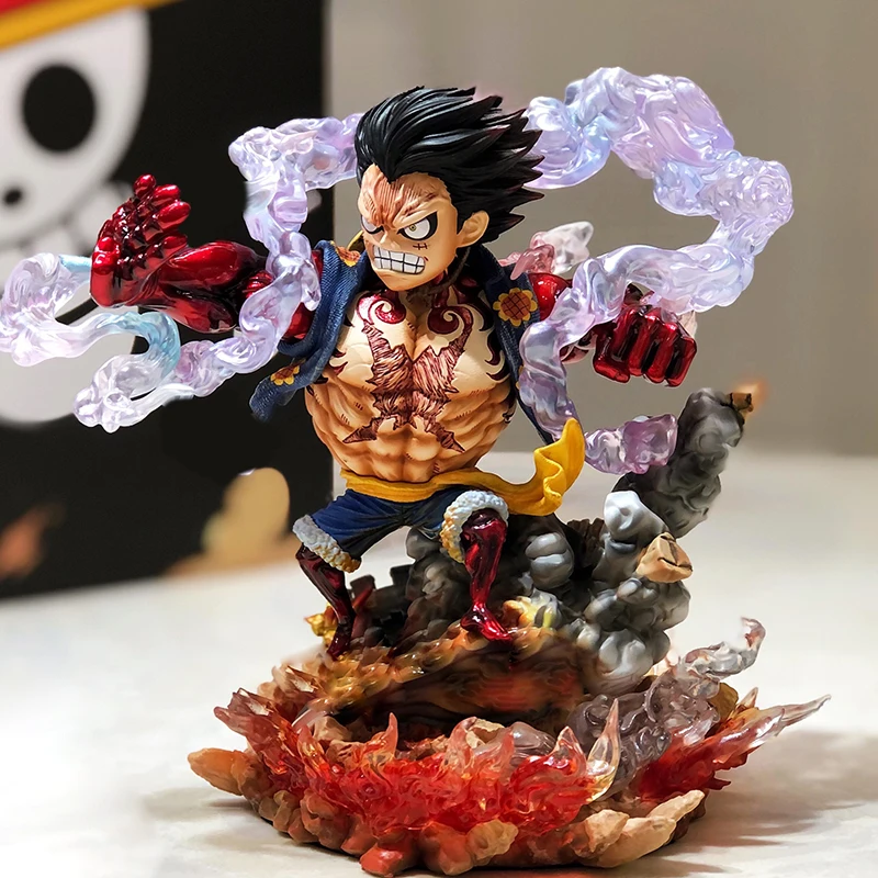 

170mm One Piece Anime Figure Model Luffy Battle Version Action Figure PVC Statue Desktop Ornaments Collection Toys Free Shipping