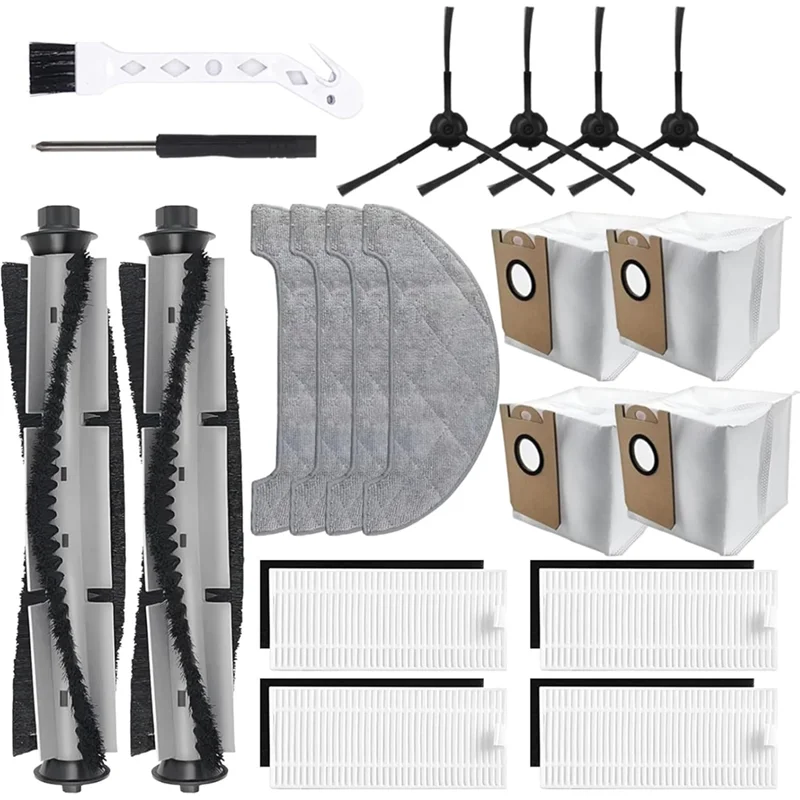 

Комплект запасных частей для роботов-пылесосов HONITURE Q6 Pro, AIRROBO T10+, Neabot N2