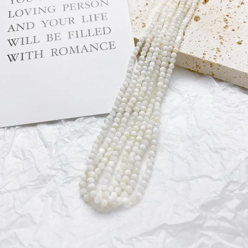 40pcs/Lot 3mm Colorful Natural Stone Faceted Bead Loose Spacer Beads for Women Jewelry Making DIY Bracelet Necklace Accessories