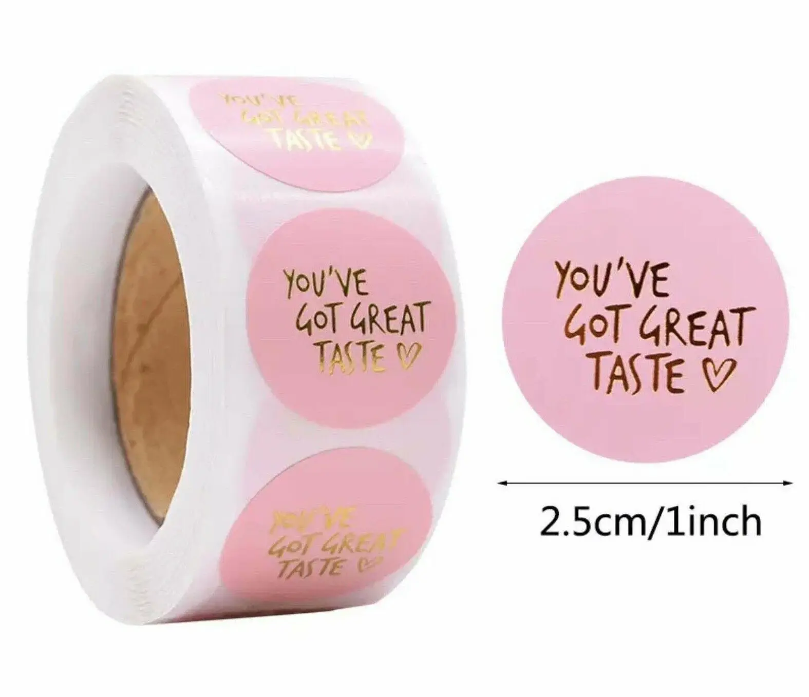 

500pcs "pretty thing inside"sticker with gold foil rose labels for business envelope thank you sticker cute stationery sticker