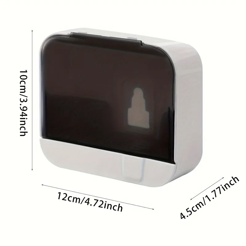 Настенный держатель для мыла Коробка с откидной крышкой сушилка двойной сеткой