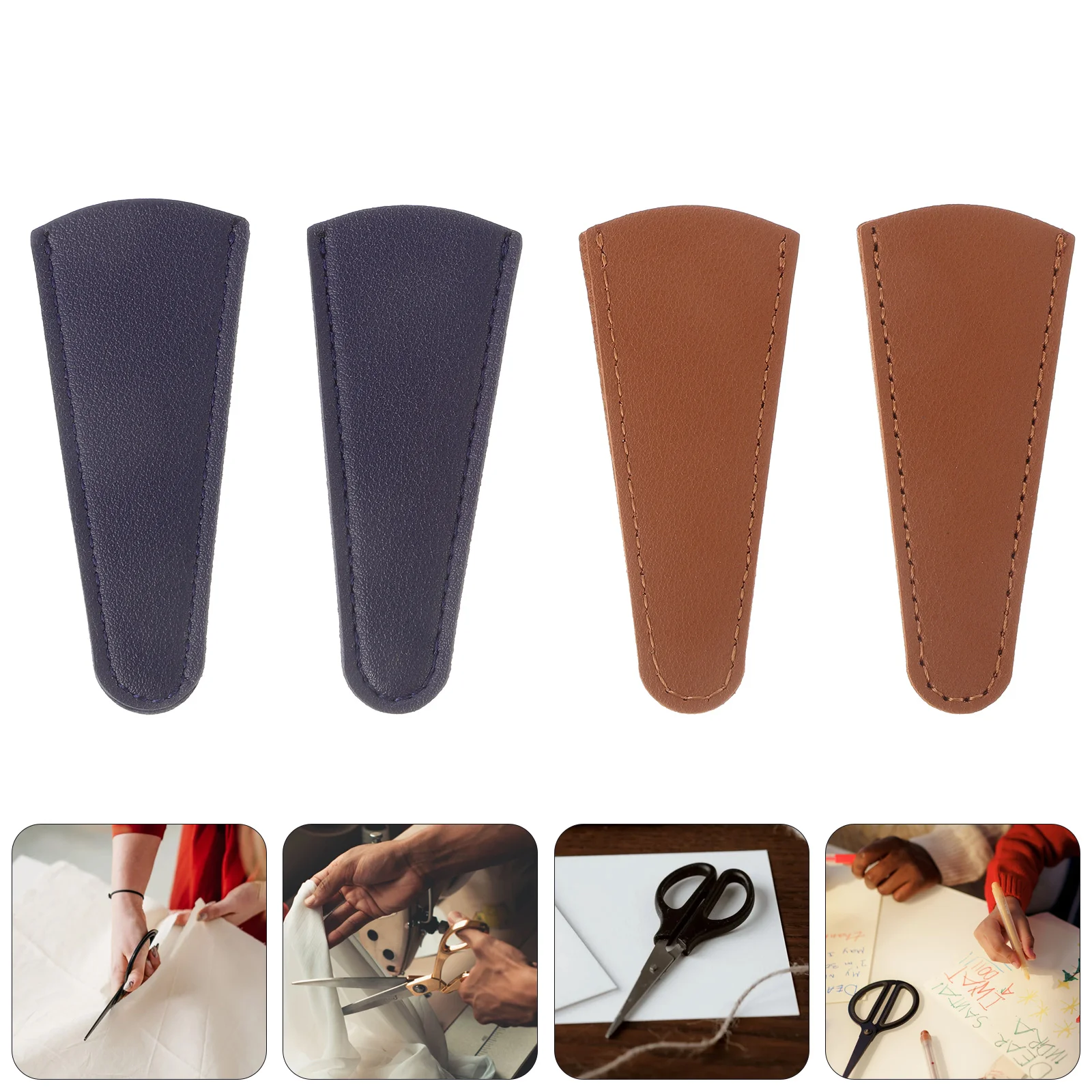 

Scissors Cover Sheath Protector Case Safety Embroidery Sewing Scissor Tip Eyebrow Hand Tool Hair Trimming Collect Beauty Sleeves