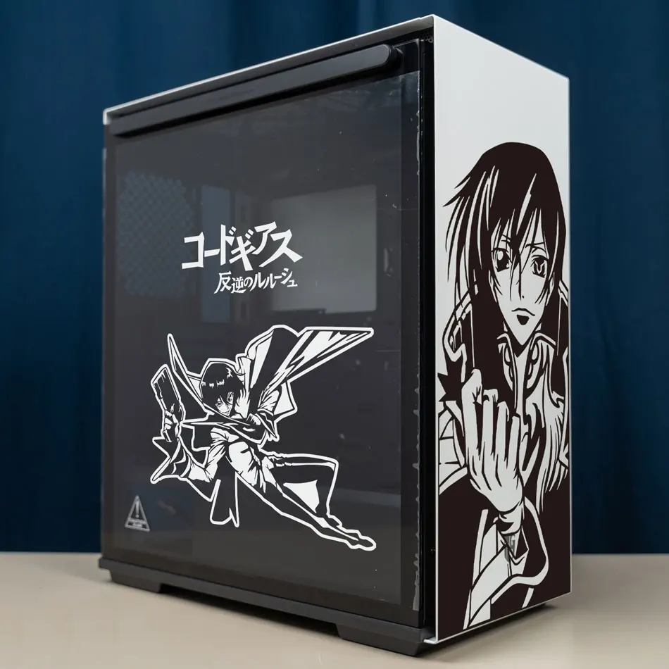 

Code Geass Lelouch of the Rebellion Anime Stickers for PC Case,Cartoon Decor Decals for Atx Computer Chassis Skin