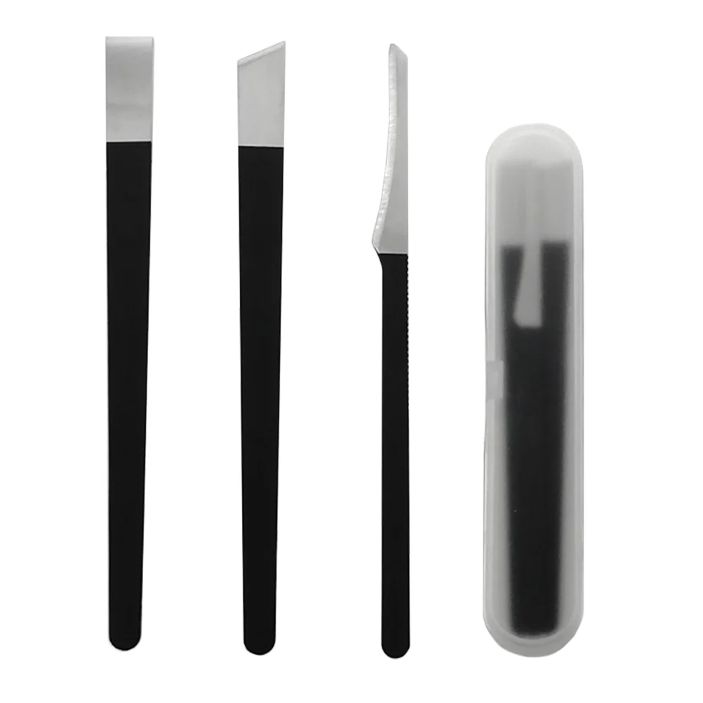

4Pcs Foot Nail Trimming Tools Household Pedicure Accessories Nail Trimmer Black