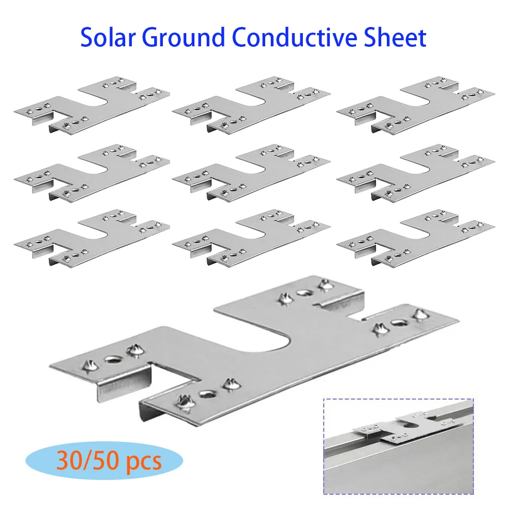 Токопроводящий лист заземления солнечной панели фотоэлектрическая панель