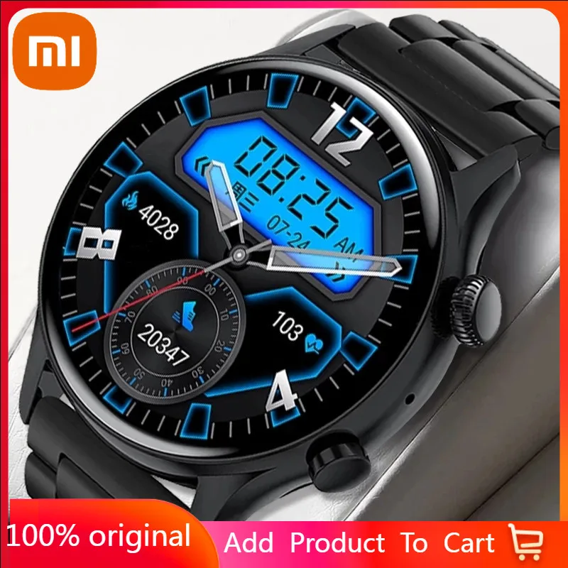 

Xiaomi NFC Smartwatch Mens AMOLED 390*390 HD Screen Always On Display Bluetooth Call Smart Watch IP68 Waterproof Sports Clocks