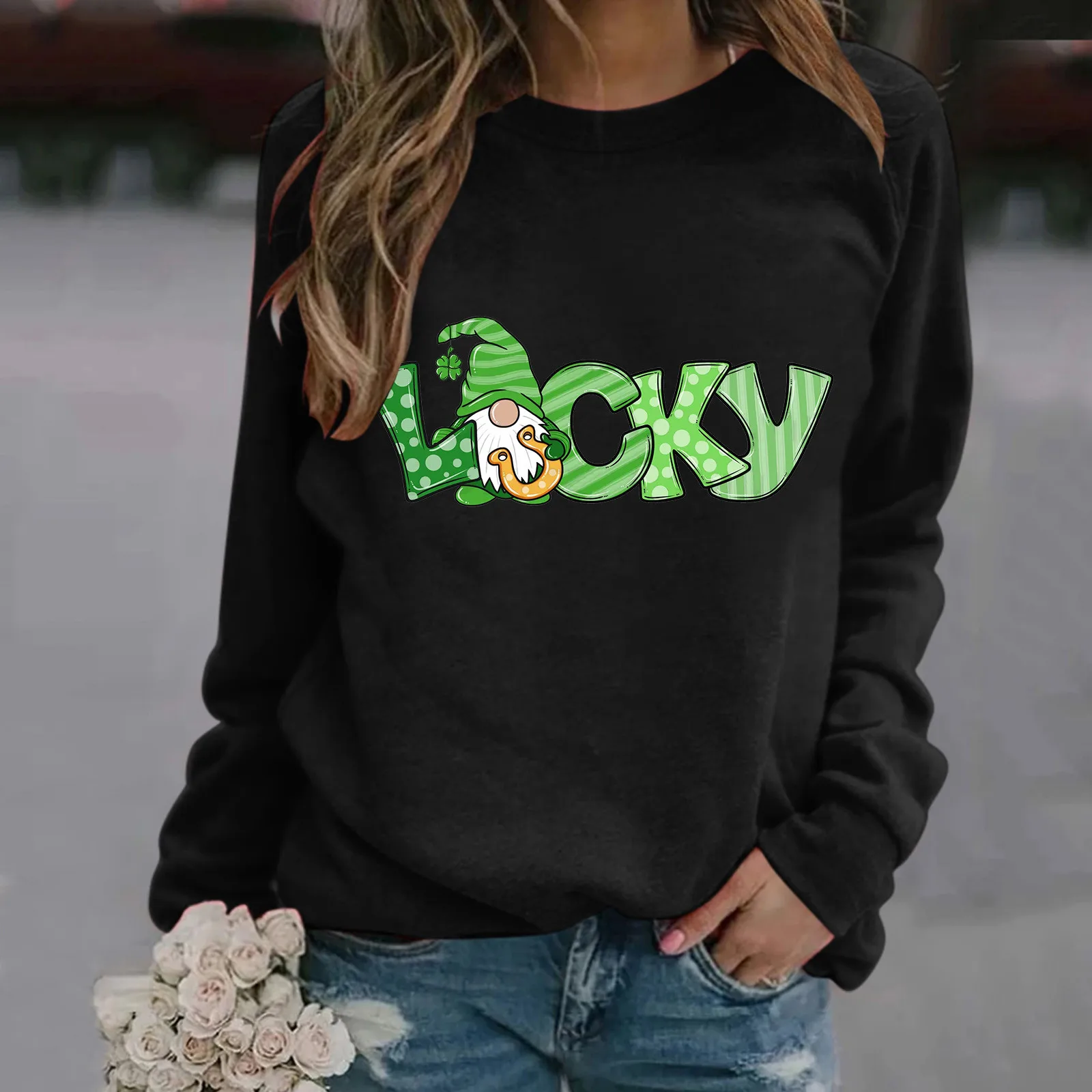 

2xl Hoodies Women Sweatshirt Loose Neck Long Women's Round Top Casual Women Long Fleece Sweater Women Long Hoodies with Zipper