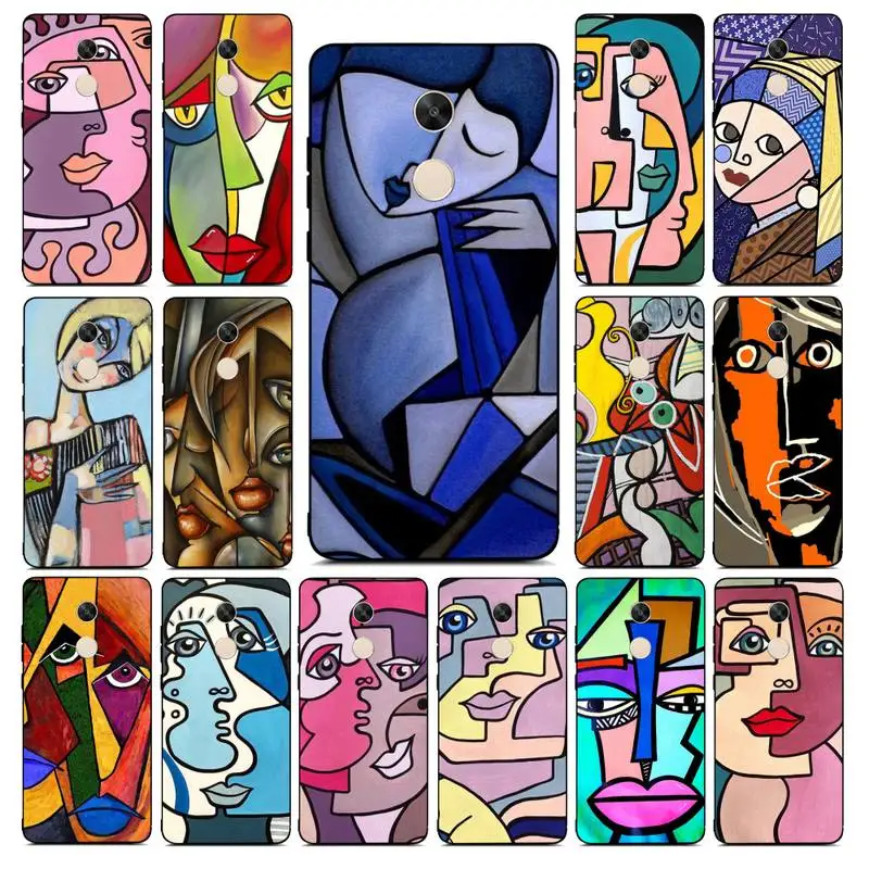

MaiYaCa Picasso Abstract Art Painting Phone Case for Redmi Note 8 7 9 4 6 pro max T X 5A 3 10 lite pro