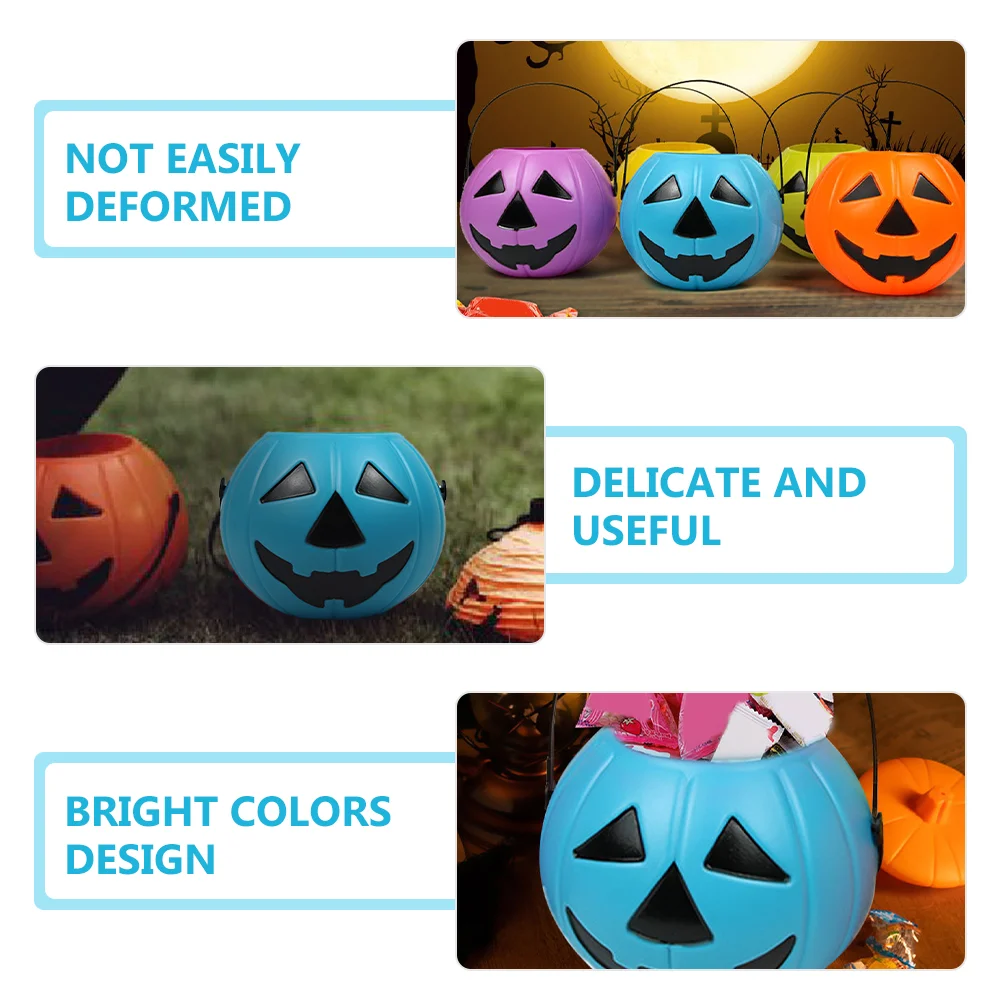 Ведро для трюков или лакомств Коробка конфет Кошелек жизнь Ведра с тыквой