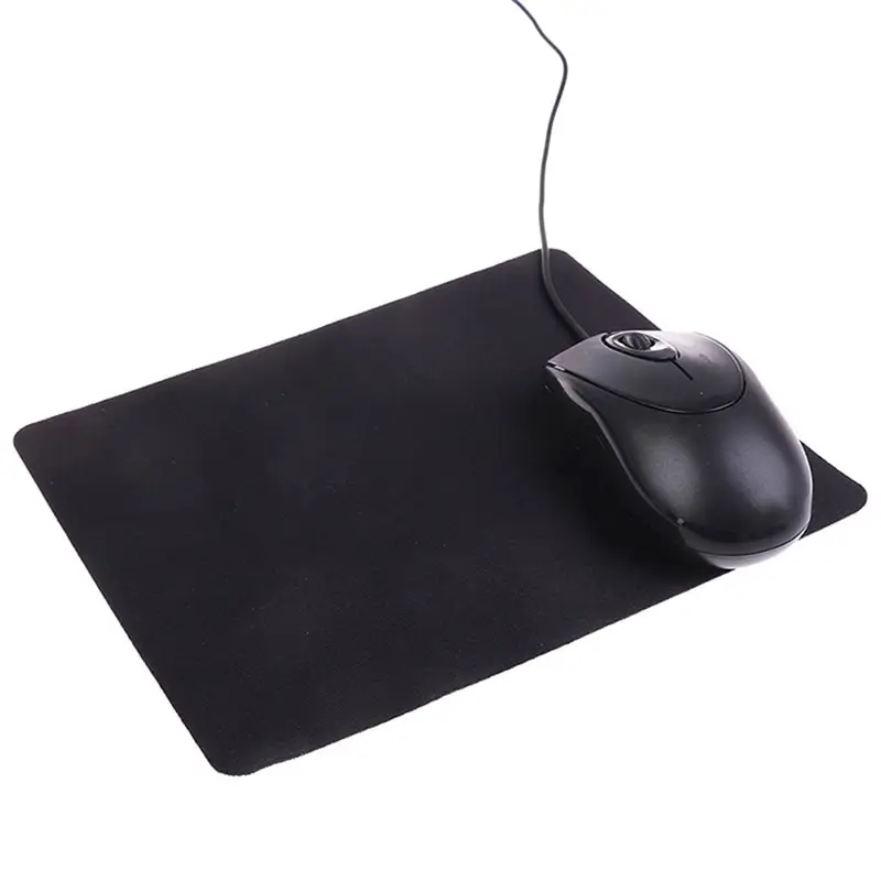 

Black Rubber Mouse Pads Non-slip Desktop Mat for Laptop PC Mousepad Office School Computer Accessories Mice Pad