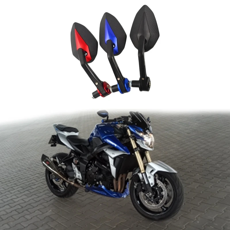 Зеркало заднего хода для мотоцикла 22 мм 1 пара