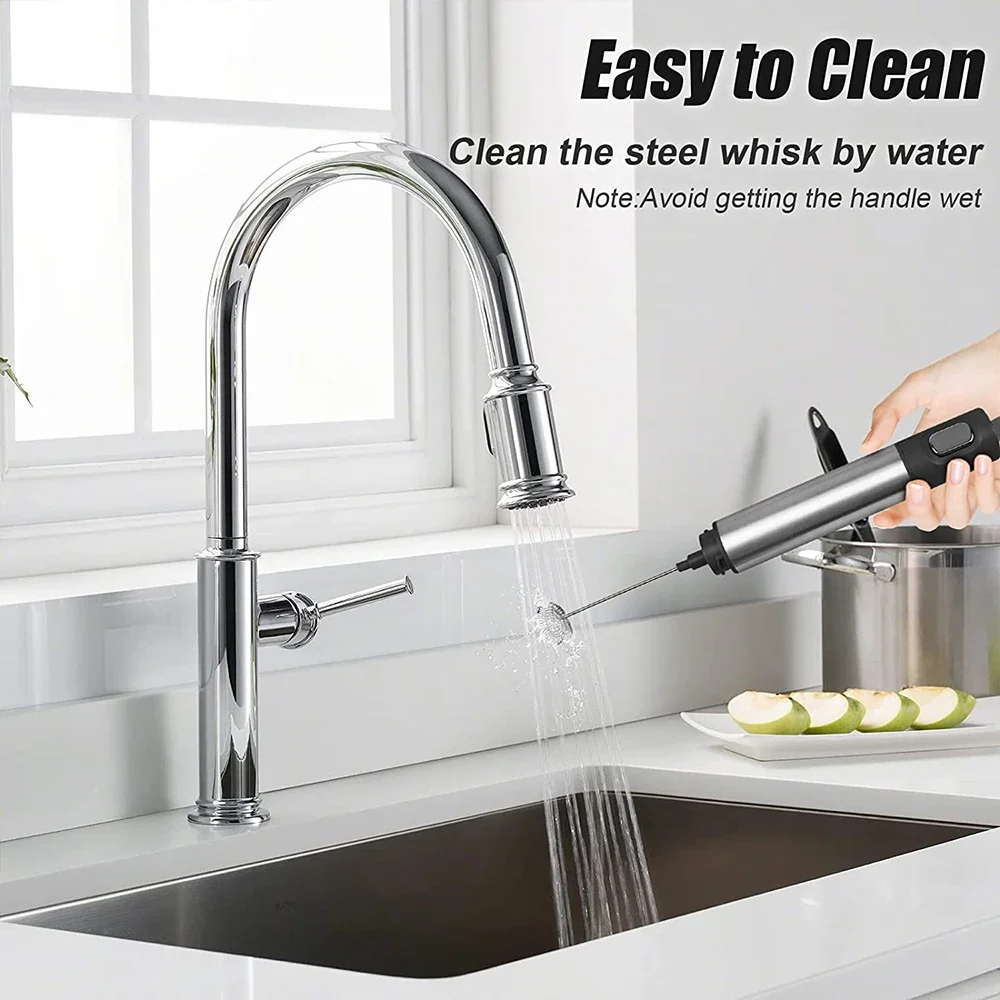 Электрический миксер YAJIAO портативный вспениватель молока ручной венчик из