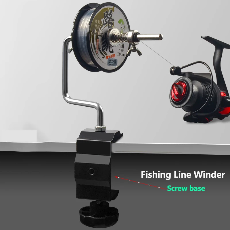 New Luya Fishing Line Winder with Screw Base Alloy Fishing R