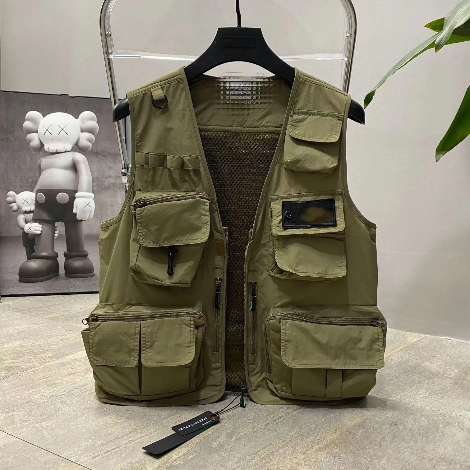 

14 Pockets Summer New Men Stone Tactical Hiking Fishing Vest Mens Photographer Waistcoat Mesh Cargo Sleeveless Jacket Tool Vest