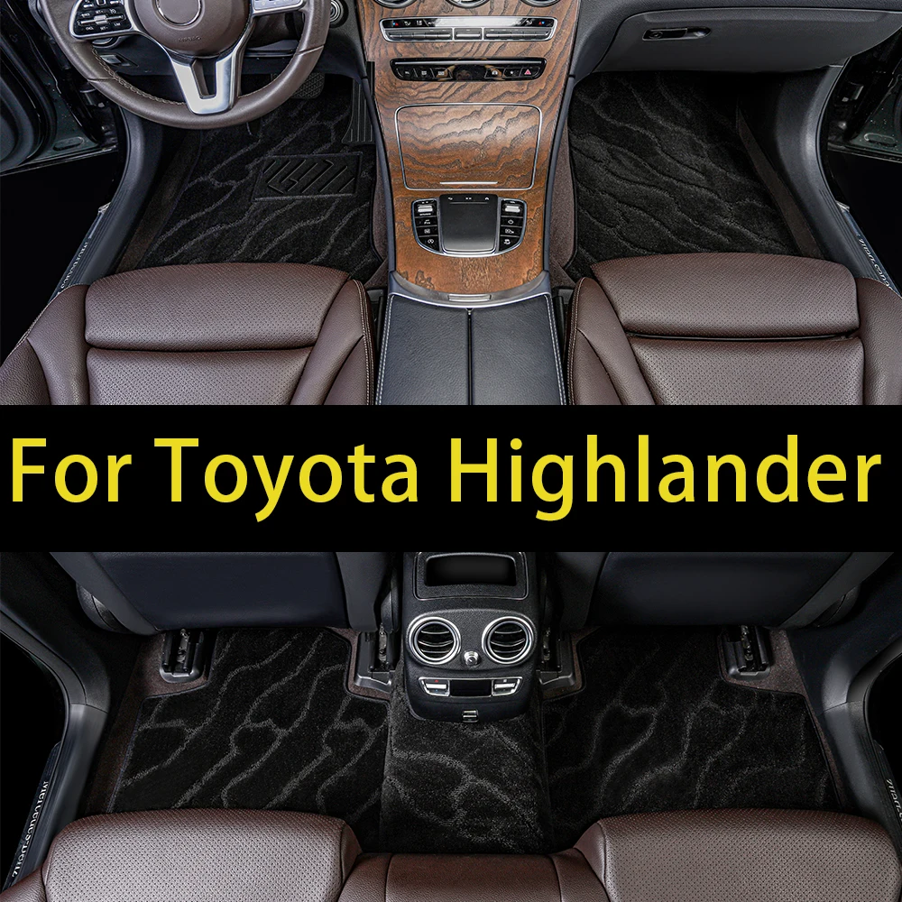 Автомобильные коврики для Toyota Highlander 2009-2023 Premium всесезонные Нескользящие на заказ