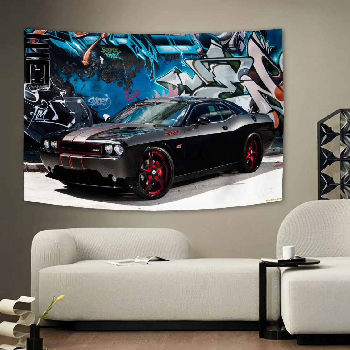 

Гобелен в американском стиле SRT Hellcat Challenger