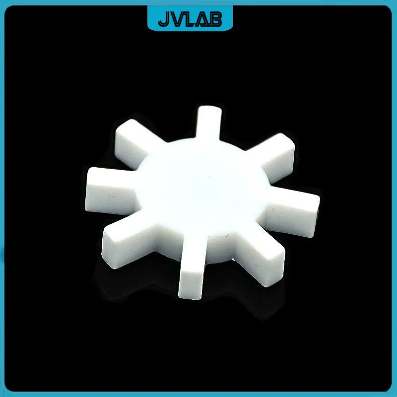 PTFE магнитная мешалка бар перемешать миксером поли Тетрафторэтилена белый