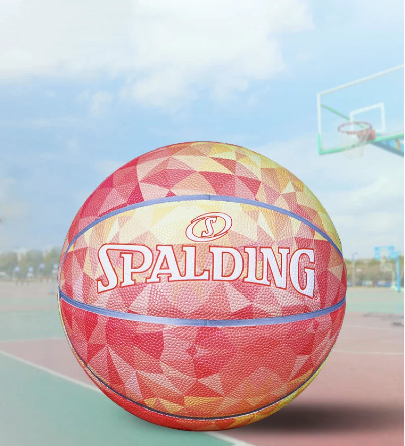 Spalding Prism series Orange Basketball  77-370Y PU Wear Resistance Indoor Outdoor Match Training Ball Size 7