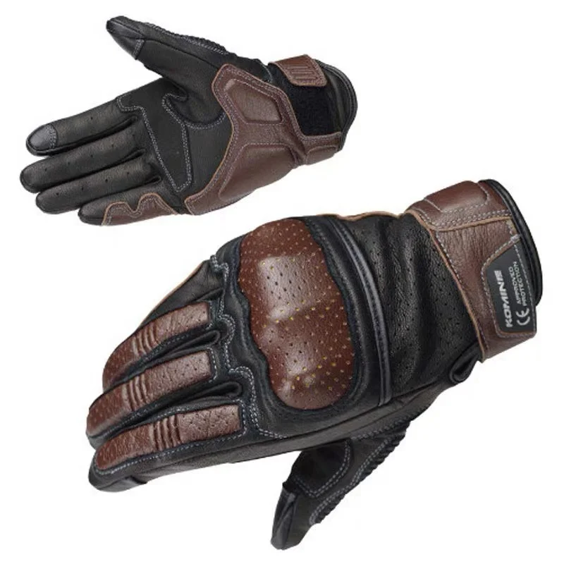 

Knight Riding Gloves Motorcycle Men's Four Seasons Sheepskin Motorcycle Racing Gloves Riding Shell Gloves
