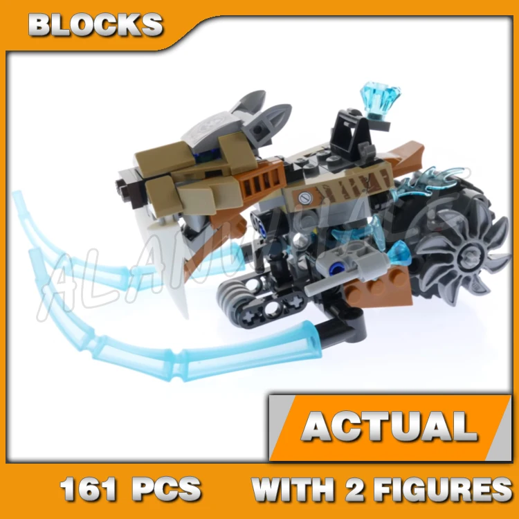 161 шт. Chima Ice Strainor's Saber Cycle Scout Flyer Frost Blader CHI 10350 Наборы строительных блоков
