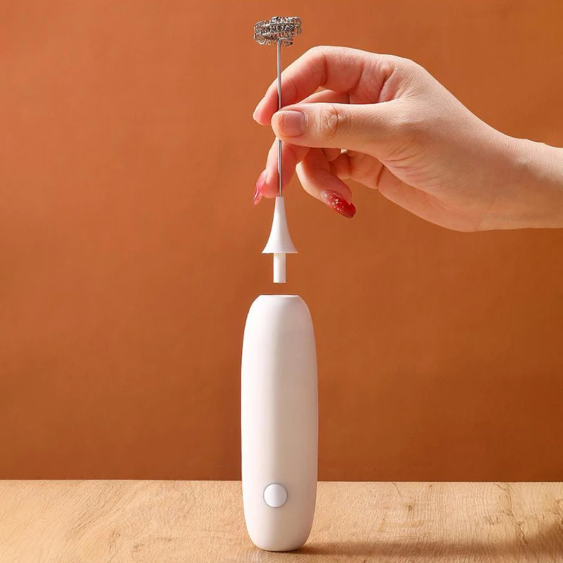 Ручной Миксер для взбивания яиц работающий на батарейках миксер капучино мини