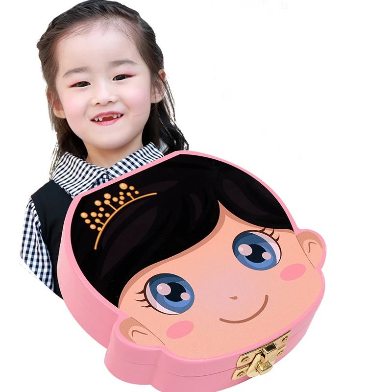 Детская деревянная коробка для зубов органайзер хранения молочных пуповка сбора