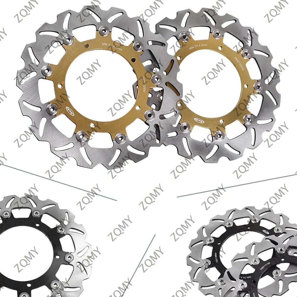 2 шт. роторы переднего тормозного диска для Yamaha XJ6 DIVERSION/FZ6 Fazer 600/FZ6 600 S2/YZF R6/MT-09 850 Tracer