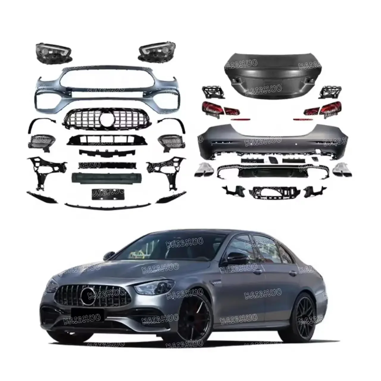 Обновленная модель Benz W213 Altes новая E63 AMG karosseries набор для Mercedes E-klase Auto stohu stangen Bodykit