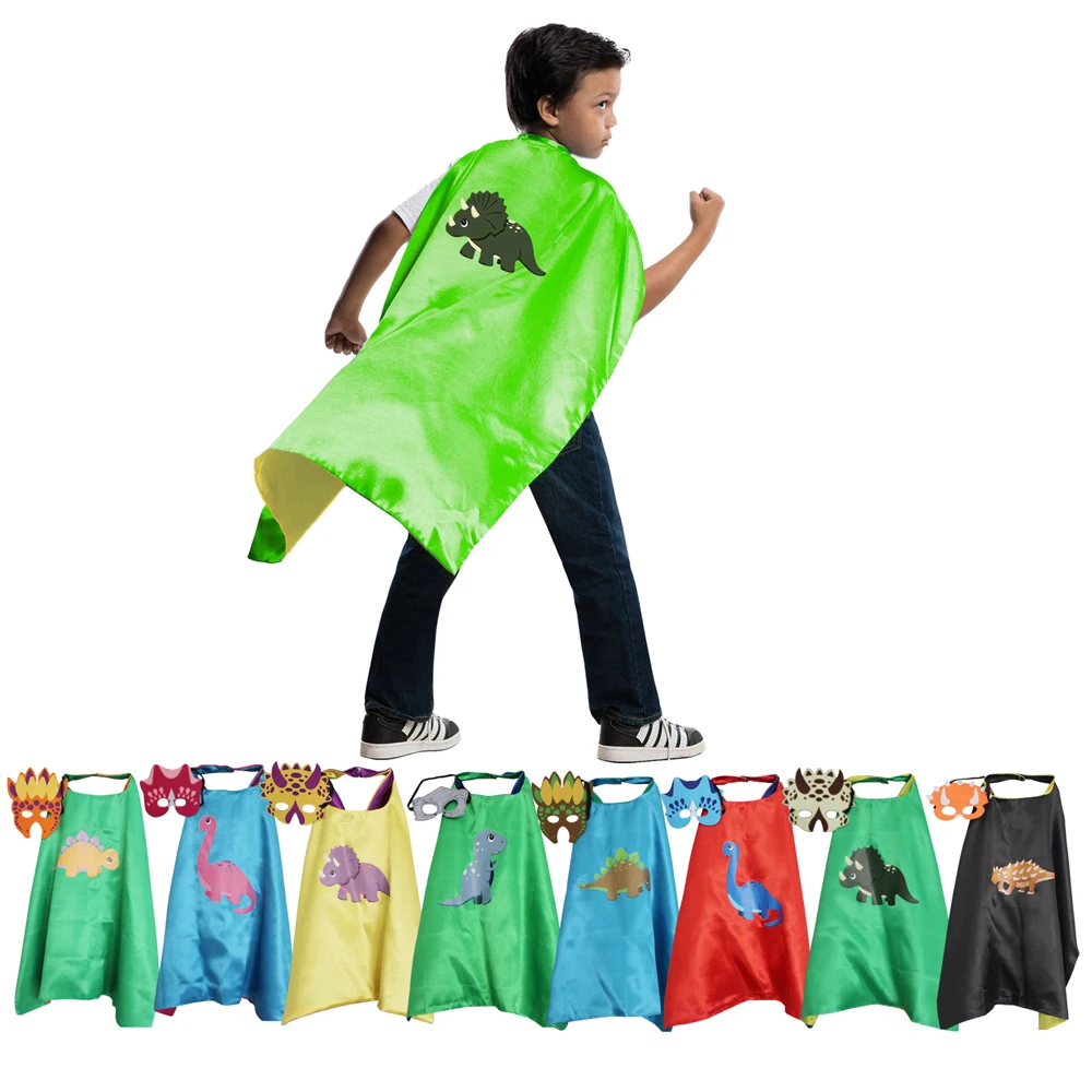 Costumes for Kids Dinosaur Costumes Cape with Masks Dino Costume Boys and Girls Halloween Cosplay