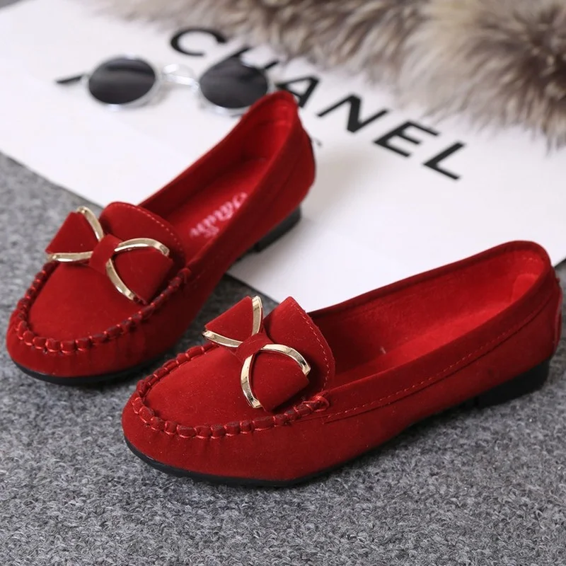 

2022 Spring Women's Work Shoes Yellow Purple Flat Shoes Women's Casual Shoes Bow Women's Shoes Driving Work Shoes Women