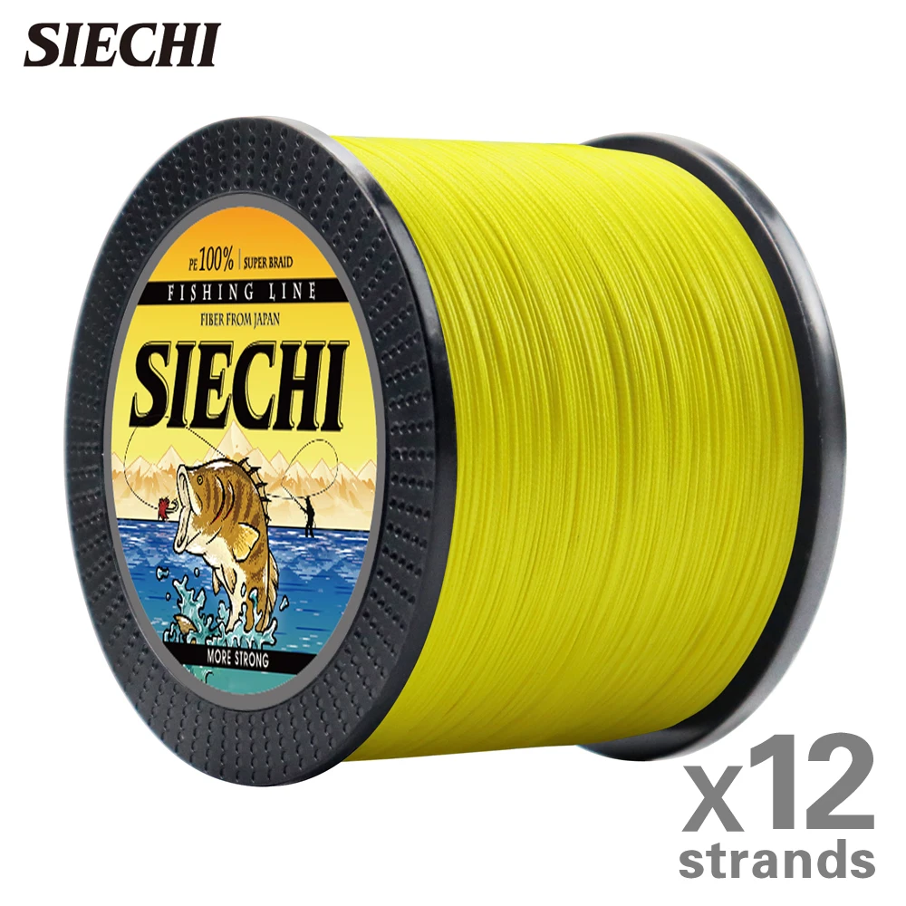 Плетеная рыболовная леска 12 нитей 300/500/1000 м